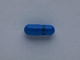 Pill W994 Blue Capsule-shape is Ziprasidone Hydrochloride