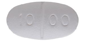 Metformin hydrochloride 1000 mg IP 220 10 00