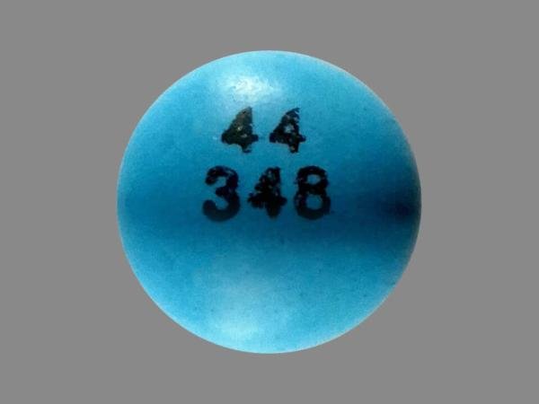 Pill 44 348 Blue Round is Sennosides