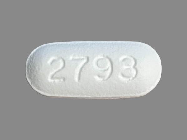 Pill 2793 White Capsule/Oblong is Acetaminophen, Aspirin and Caffeine