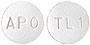 Pill Imprint APO TL 1 (Tolterodine Tartrate 1 mg)