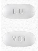 Pill LU V01 White Oval is Nabumetone