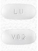 Pill LU V02 White Oval is Nabumetone