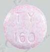 Pill TY 160 Pink Round is Tylenol Junior Meltaway