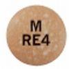 Ropinirole hydrochloride extended-release 4 mg M RE4