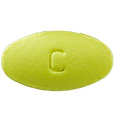 Pill C 337 Yellow Oval is Hydrochlorothiazide and Losartan Potassium