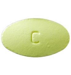 Pill C 339 Yellow Oval is Hydrochlorothiazide and Losartan Potassium