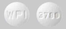 Pill WPI 3780 White Round is Sildenafil Citrate