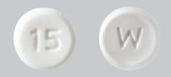 Pioglitazone hydrochloride 15 mg (base) W 15