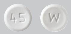 Pioglitazone hydrochloride 45 mg (base) W 45