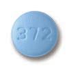 Pill R 372 Blue Round is Sildenafil Citrate
