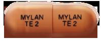 Tizanidine hydrochloride 2 mg (base) MYLAN TE 2 MYLAN TE 2