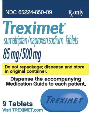 Treximet naproxen sodium 500 mg / sumatriptan 85 mg TREXIMET