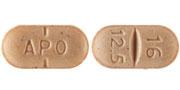Candesartan cilexetil and hydrochlorothiazide 16 mg / 12.5 mg APO 16 12.5