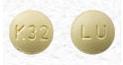 Pill Imprint LU K32 (Drospirenone and Ethinyl Estradiol drospirenone 3 mg / ethinyl estradiol 0.03 mg)