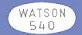 Acetaminophen and hydrocodone bitartrate 500 mg / 10 mg WATSON 540