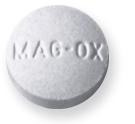 Pill MAG-OX White Round is Mag-Ox