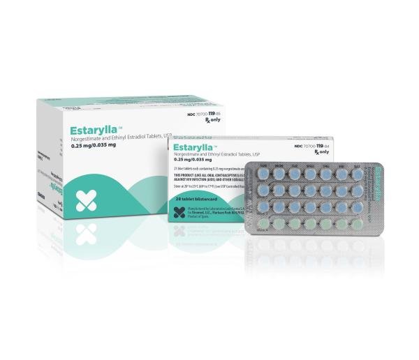 Pill SZ T4 is Estarylla ethinyl estradiol 0.035 mg / norgestimate 0.25 mg