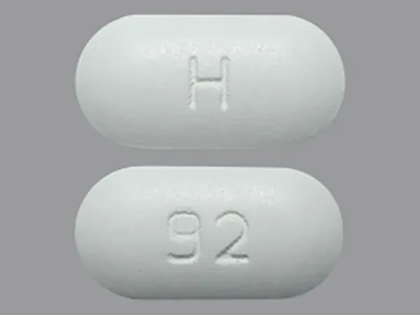 Metformin hydrochloride and pioglitazone hydrochloride 500 mg / 15 mg (base) H 92