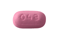 Pill AZ 048 Pink Capsule/Oblong is Diphenhydramine Hydrochloride