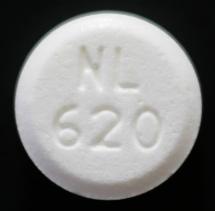 Pill NL 620 White Round is Levonorgestrel