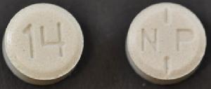 Oxycodone hydrochloride 20 mg N P 14