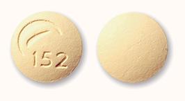 Pill Logo 152 Beige Round is Nifedipine Extended-Release