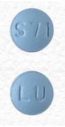 Pill LU S71 Blue Round is Desloratadine