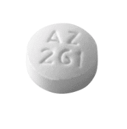 Pill AZ 261 White Round is Acetaminophen and Phenylephrine Hydrochloride