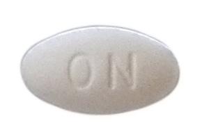 Pill ON 4 White Oval is Ondansetron Hydrochloride