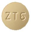 Pill M ZT6 Yellow Round is Zolmitriptan