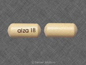 Methylphenidate hydrochloride extended-release 18 mg alza 18