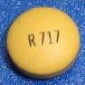 Pill R717 Yellow Round is Lamotrigine Extended-Release