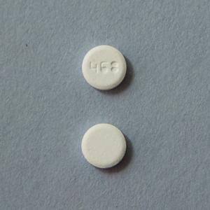 Pill 468 White Round is Rizatriptan Benzoate (Orally Disintegrating)