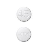 Pioglitazone hydrochloride 45 mg ACTOS 45