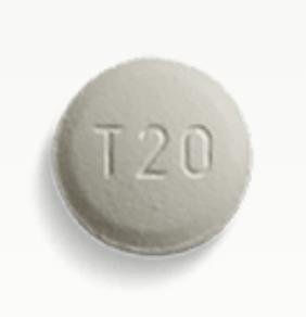 Pill T20 Logo is Gilotrif 20 mg