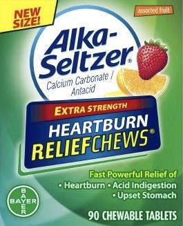 Alka-Seltzer Fruit Chews (Antacid) calcium carbonate 750 mg (AS)