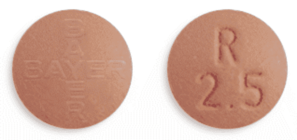 Pill BAYER BAYER R 2.5 Orange Round is Adempas
