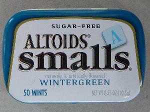 Altoids smalls wintergreen  A