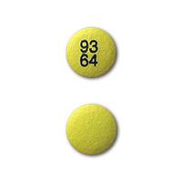 93 64 Pill Images (Yellow / Round)