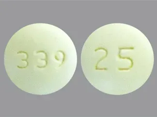 Pill 339 25 Yellow Round is Lamotrigine Extended-Release