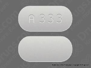 Acetaminophen and oxycodone hydrochloride 325 mg / 10 mg A333