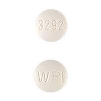 Pill WPI 3292 White Round is Telmisartan