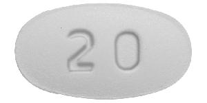 Atorvastatin calcium 20 mg 20