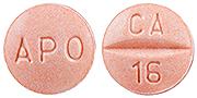 Pill APO CA 16 Pink Round is Candesartan Cilexetil