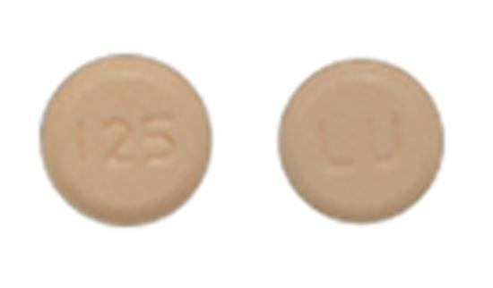 Pill LU I25 is Vyfemla ethinyl estradiol 0.035 mg and norethindrone 0.4 mg