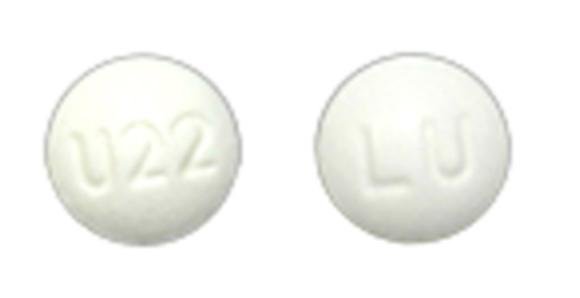 Pill LU U22 White Round is Vyfemla