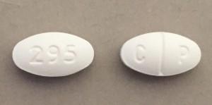 Pill C P 295 White Oval is Griseofulvin (Ultramicrocrystalline)