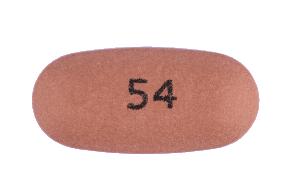 Pill 54 Pink Capsule/Oblong is Methylphenidate Hydrochloride Extended-Release