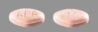 Pill APR 10 Pink Four-sided is Otezla